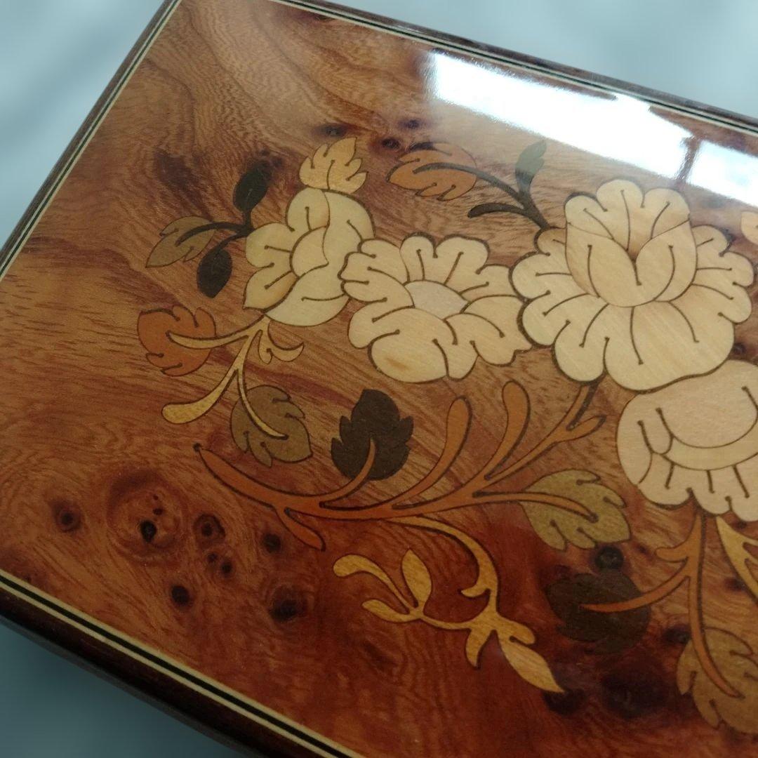 美品　Reuge 宝石箱 オルゴール 木製オルゴール スイス製