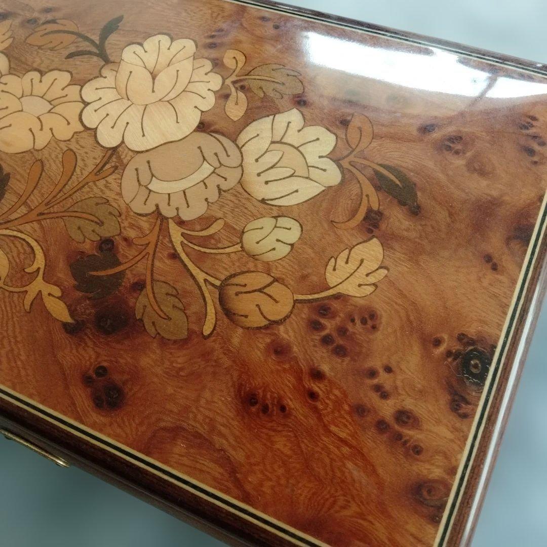 美品　Reuge 宝石箱 オルゴール 木製オルゴール スイス製
