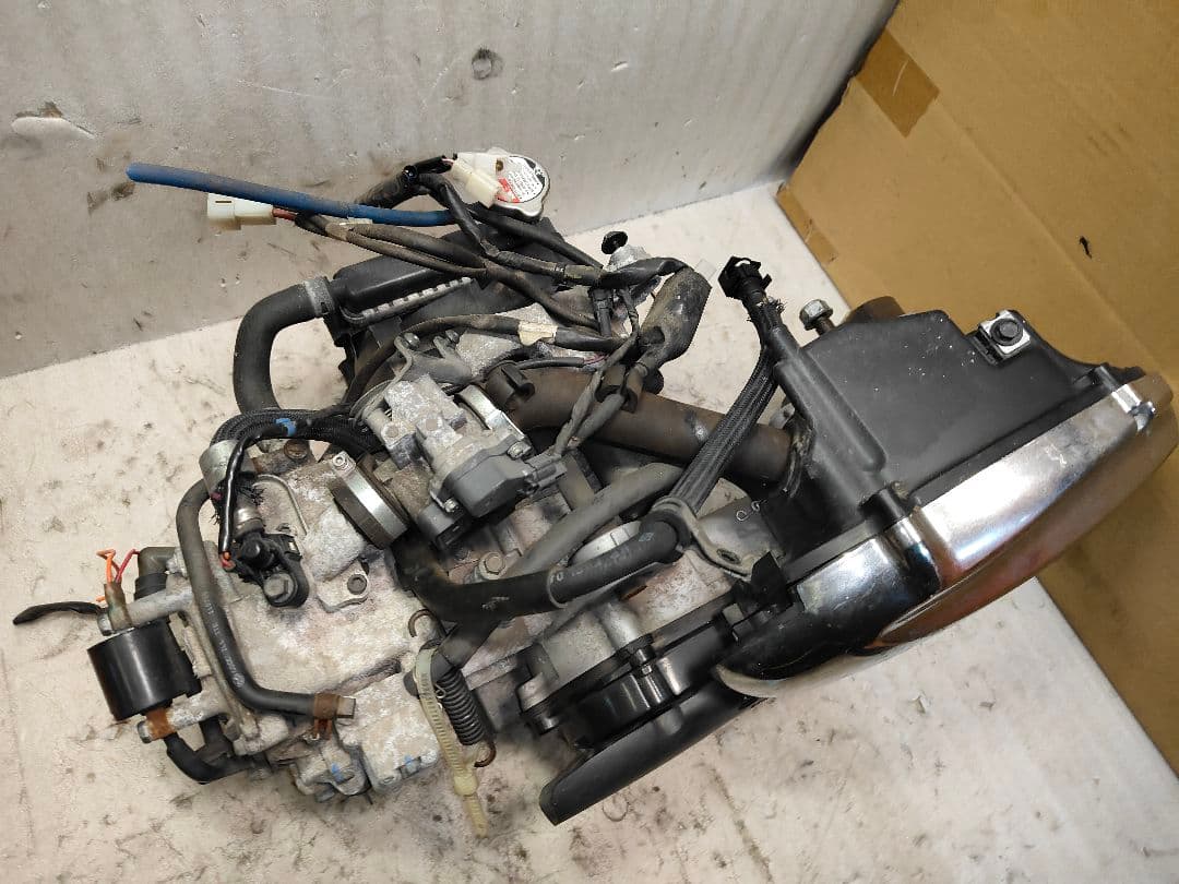 走行7300㌔ SA39J ジョグZRエンジン 駆動系無し