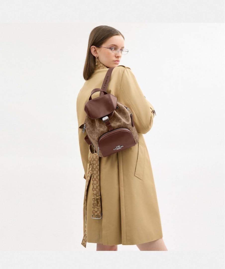 COACH リュックサック ブラウン
