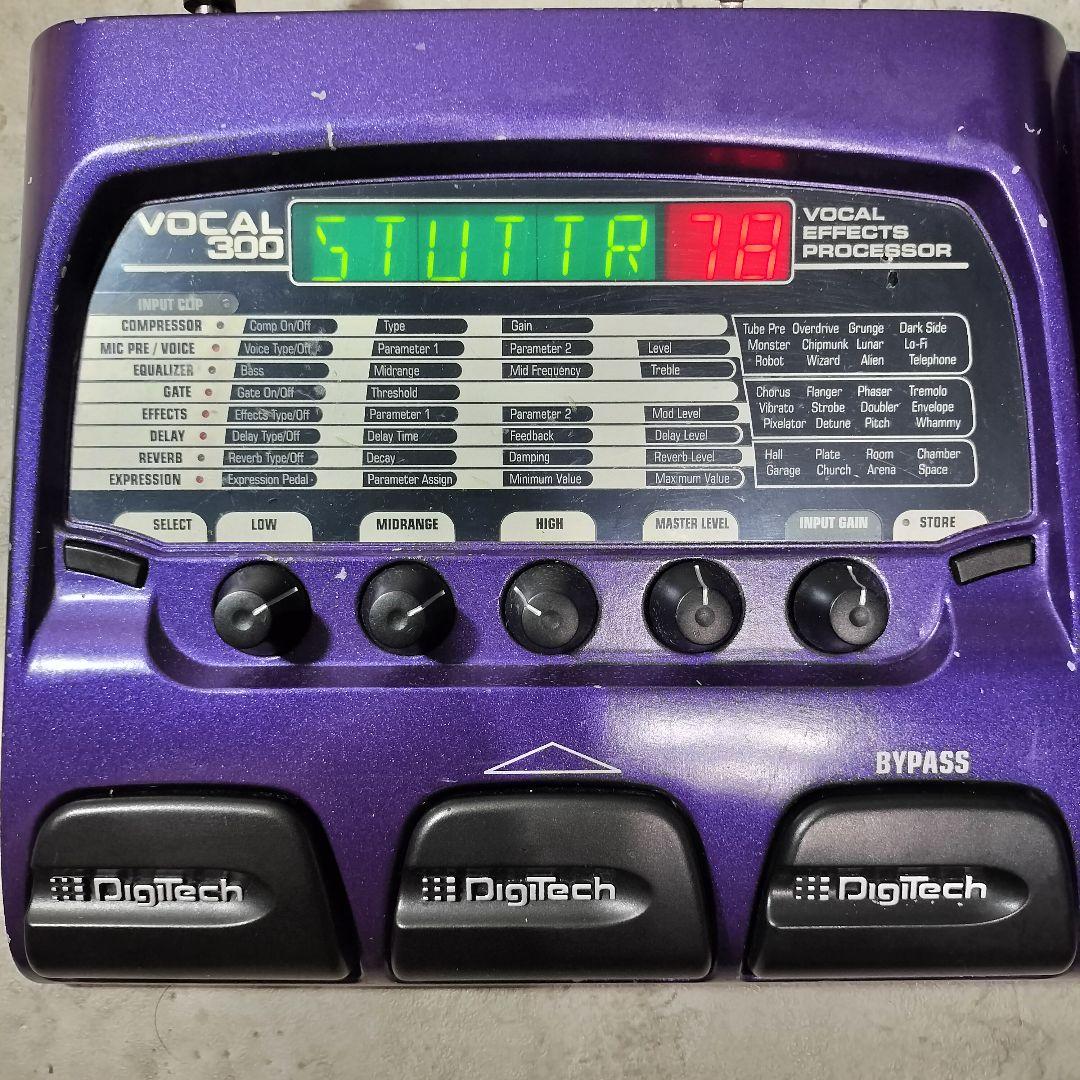 【ジャンク】 Digitech VOCAL300 ボーカル用 エフェクター