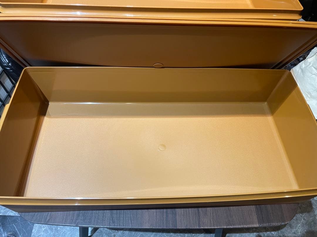 【中古品】タッパーウェア　ロングスーパーケース　3個セット