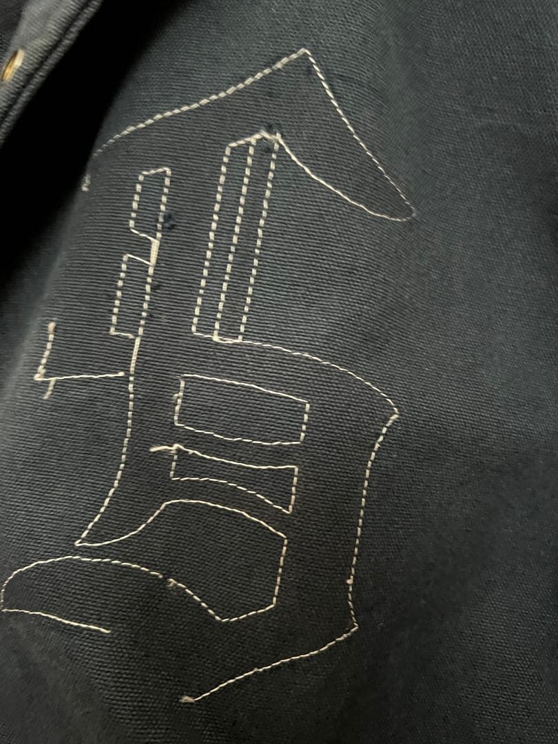 Supreme ネイビー コットンコーチジャケット