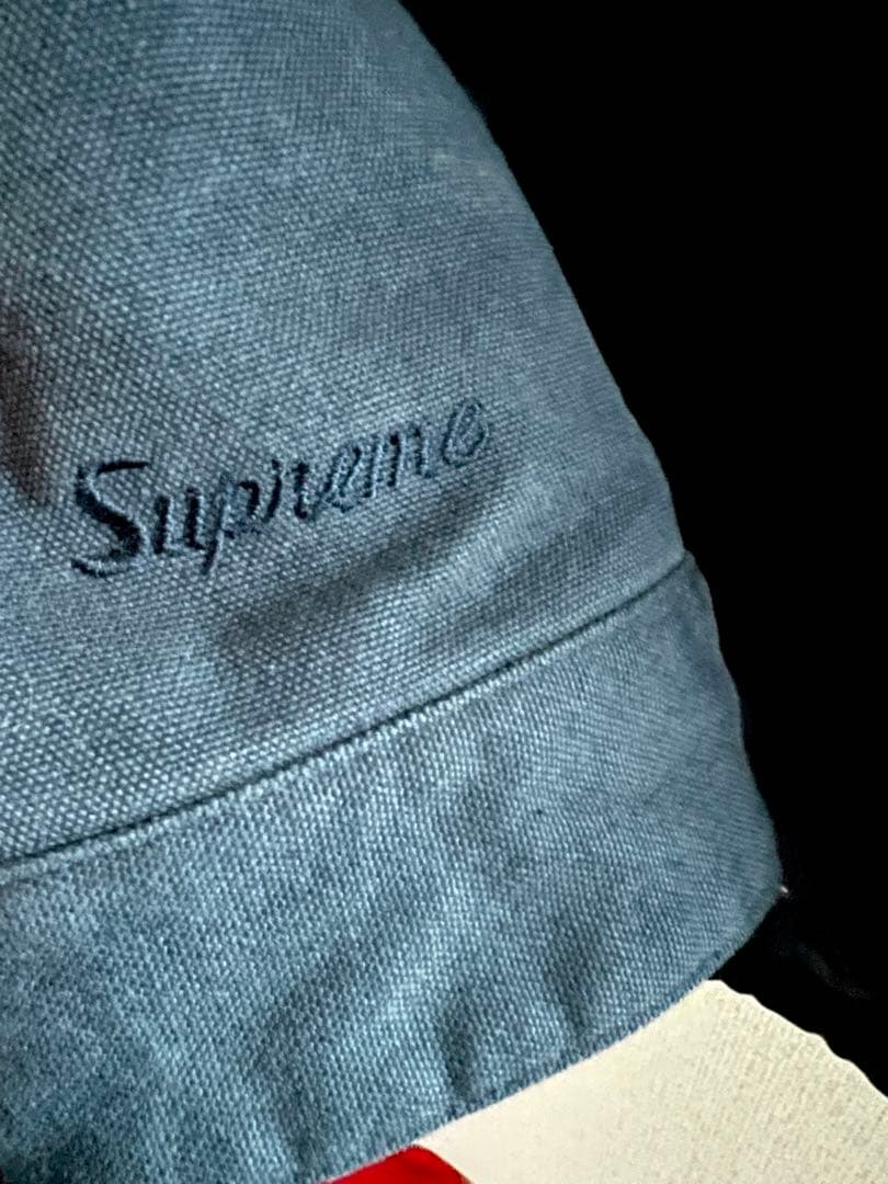 Supreme ネイビー コットンコーチジャケット