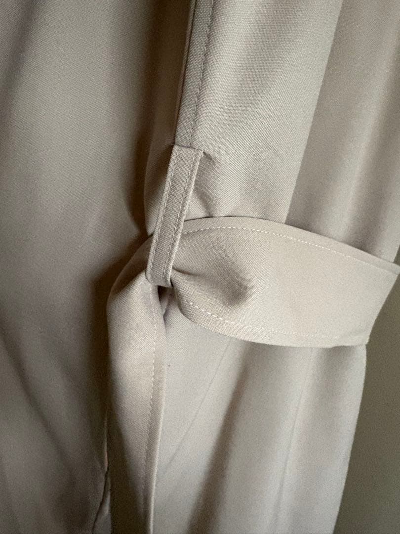 SOEJU ソフトオックスシャツワンピースM ベージュ 美品