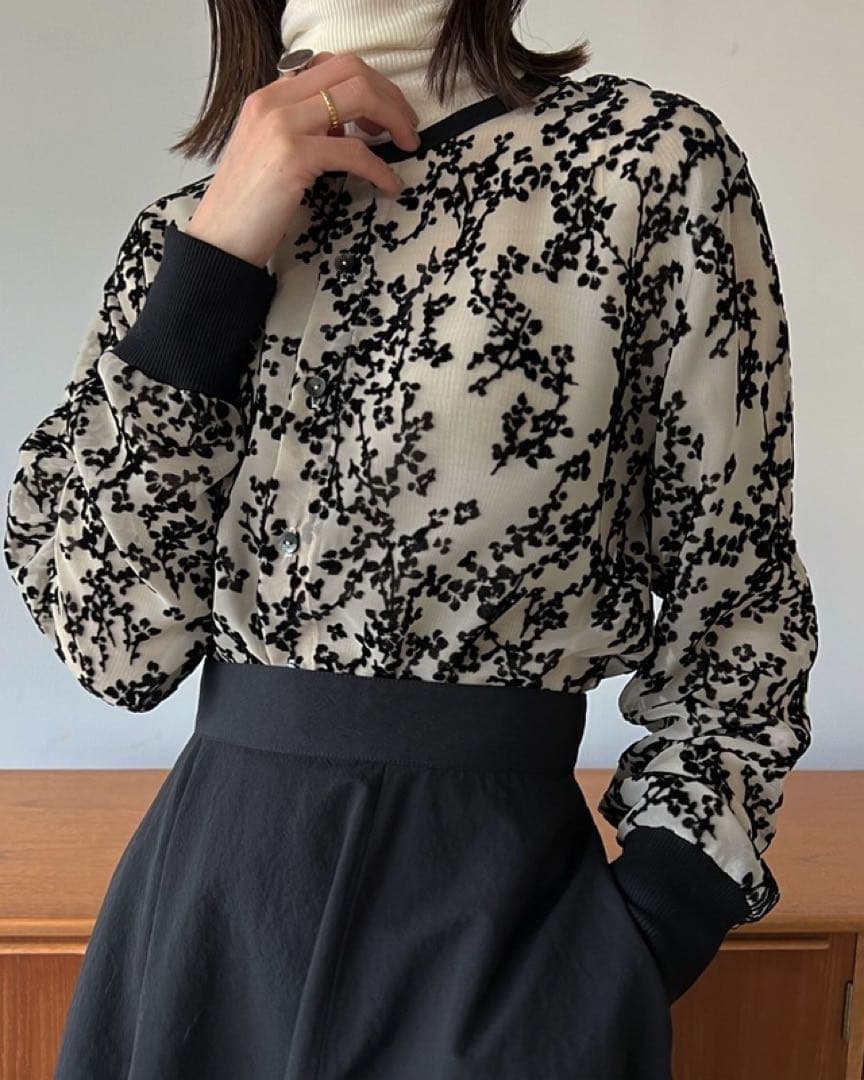 CLANE×田中みな実 FLORETS OPAL CARDIGAN