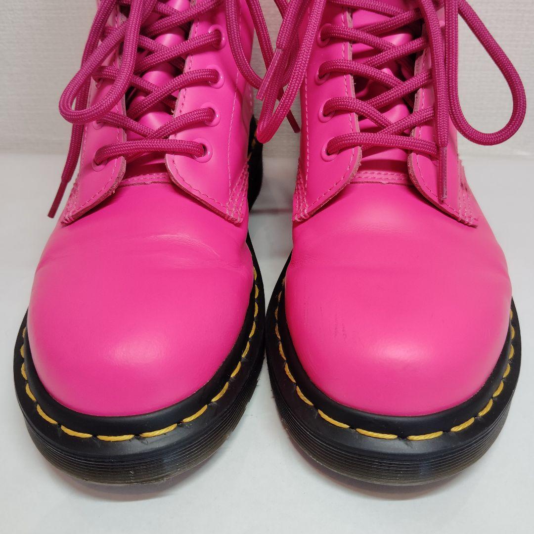 美品 Dr.Martens ドクターマーチン 8ホールブーツ ピンク UK4