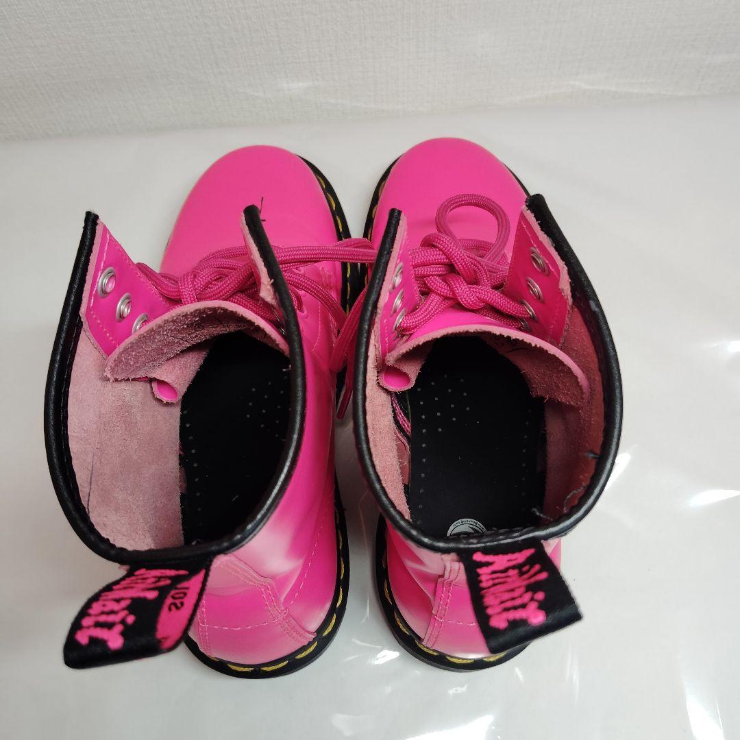 美品 Dr.Martens ドクターマーチン 8ホールブーツ ピンク UK4