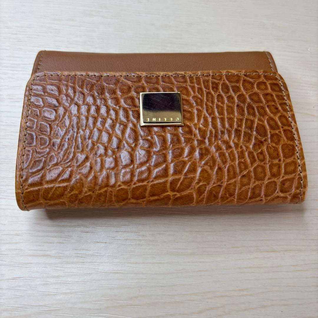 セリーヌ　名刺入れ　小銭入れ　ミニ財布　CELINE プレート