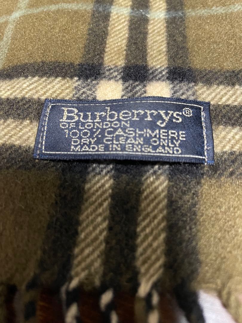 バーバリーBurberrys マフラー カシミヤ100% 男女兼用