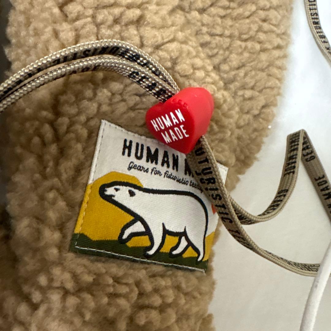 HUMAN MADE ボアミトン　ベージュ