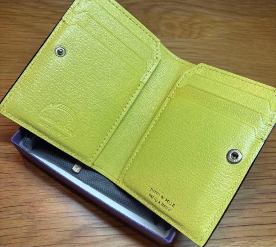 L'arcobaleno スマートカードウォレット　イエロー　yellow