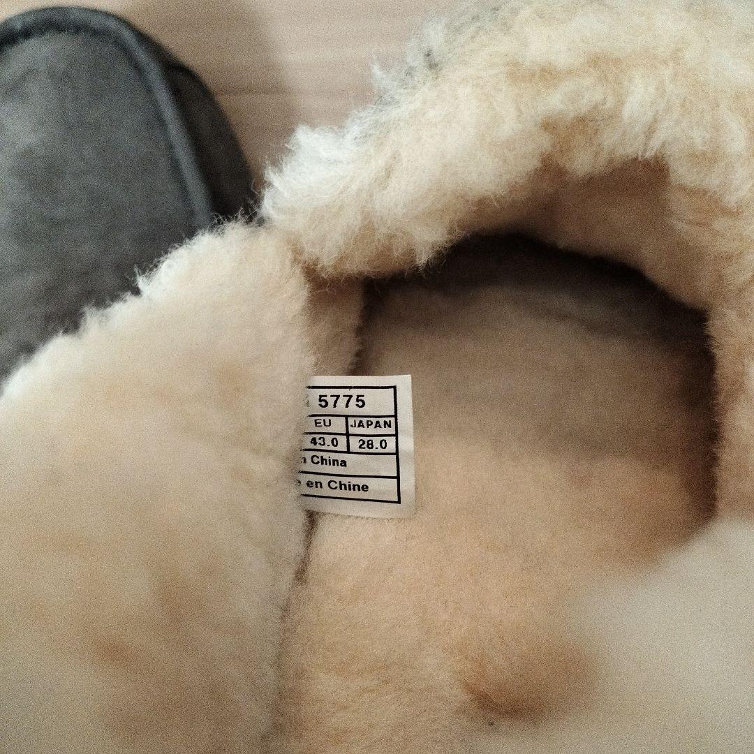 UGG モカシン 28.0 ブラウン　ムートン　メンズ　アグ