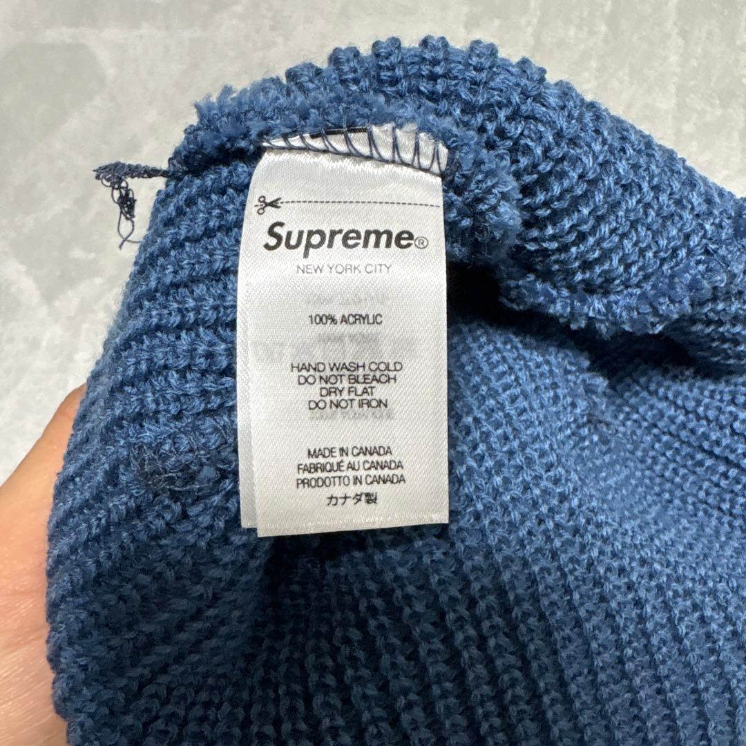 【タイムセール】Supreme Eagle Beanie ビーニー 青
