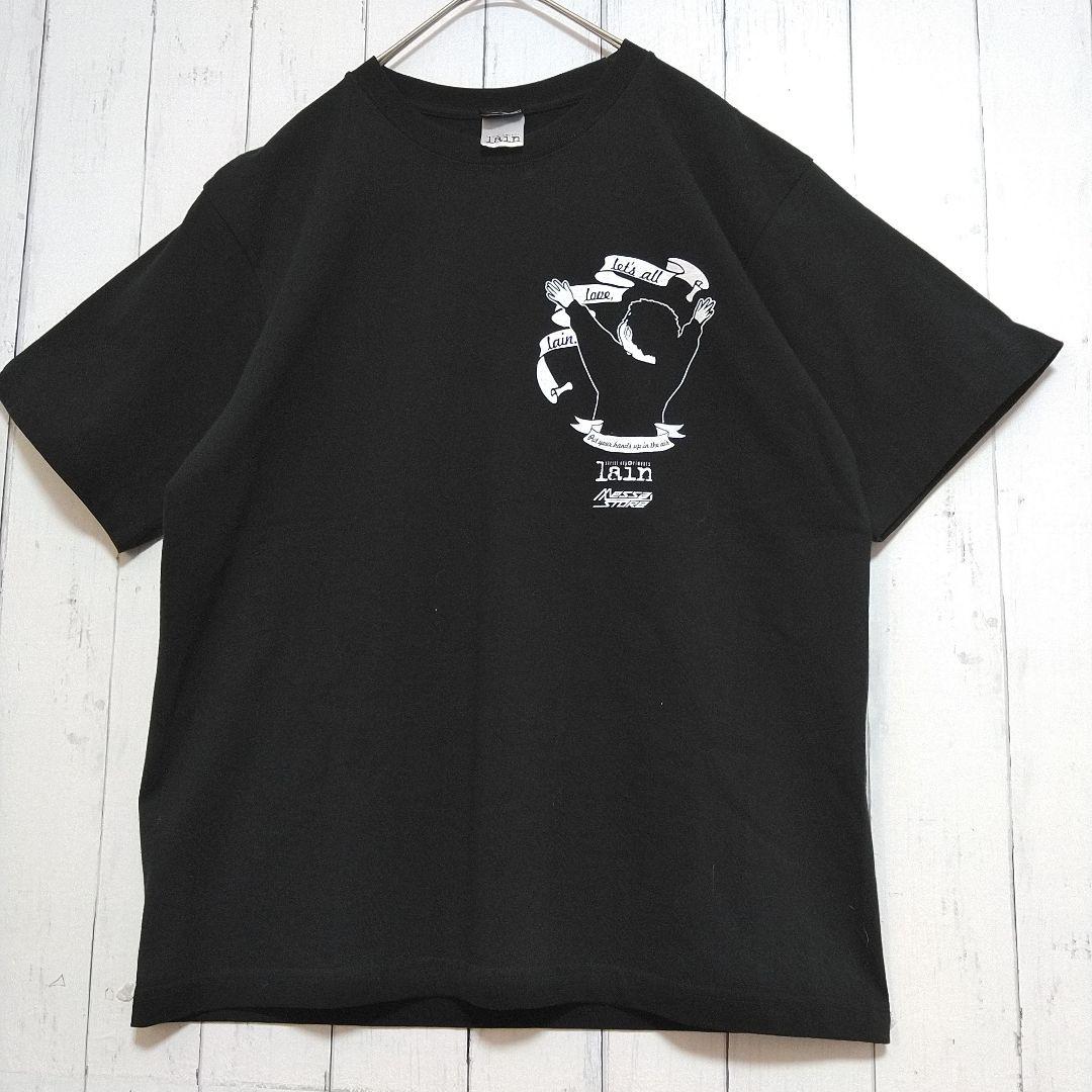 未着用　serial experiments lain 鬱ゲー　Tシャツ　黒　Ｍ