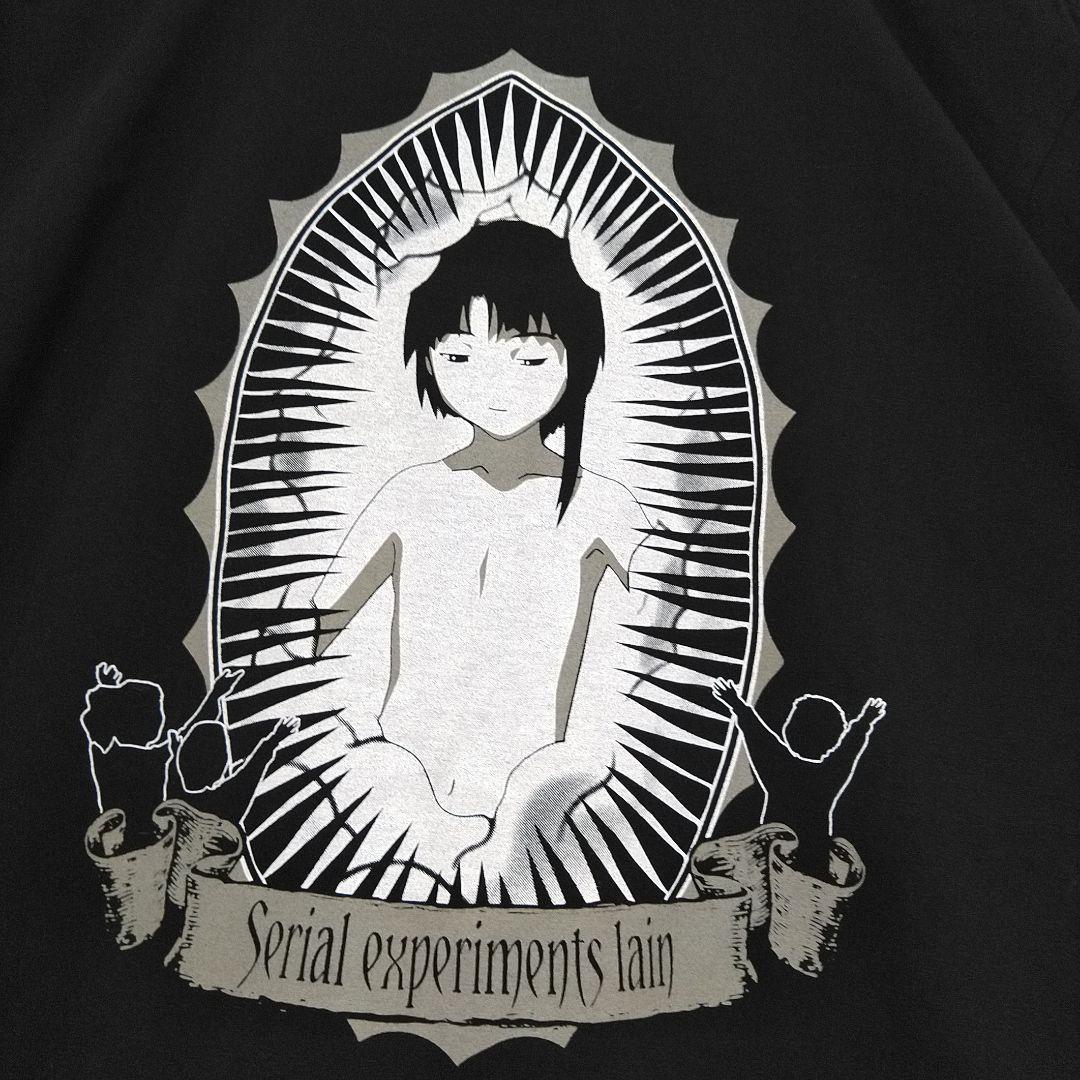 未着用　serial experiments lain 鬱ゲー　Tシャツ　黒　Ｍ