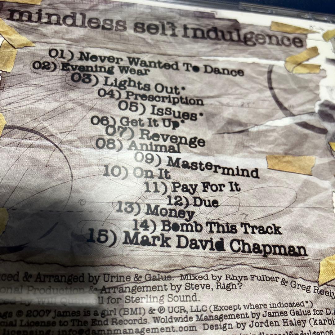■[廃盤] MINDLESS SELF INDULGENCE アルバムCD「IF