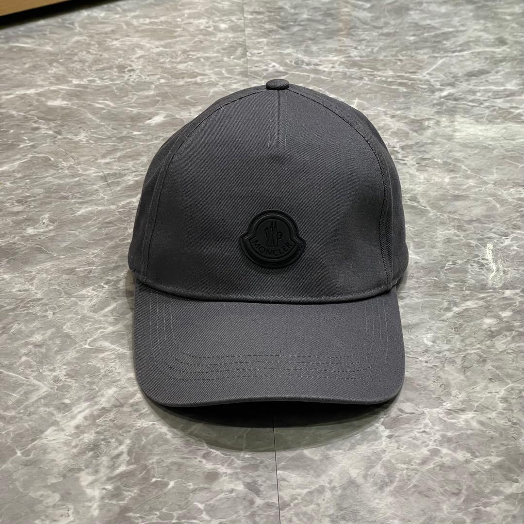 MONCLER モンクレール グレー ベースボールキャップ