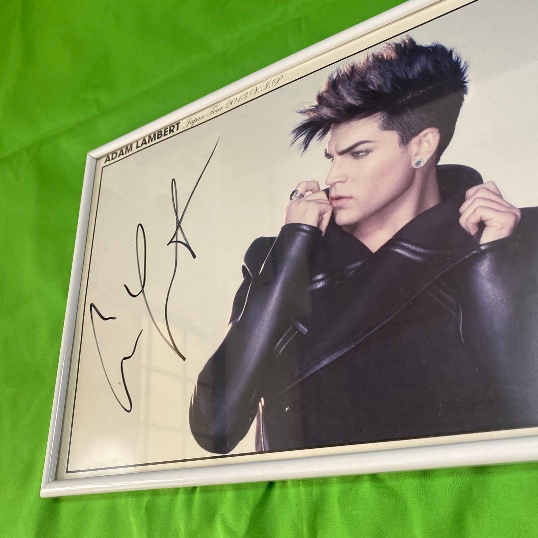 ADAM LAMBERT アダムランバート　直筆サイン入写真　非売品