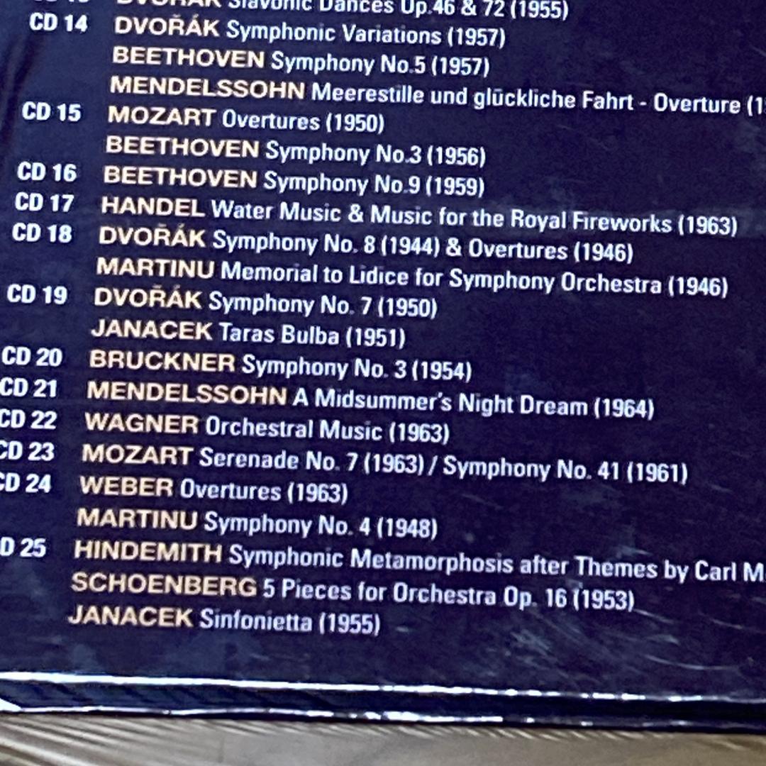新品未使用　Rafael Kubelik Edition　25CD　【M33】
