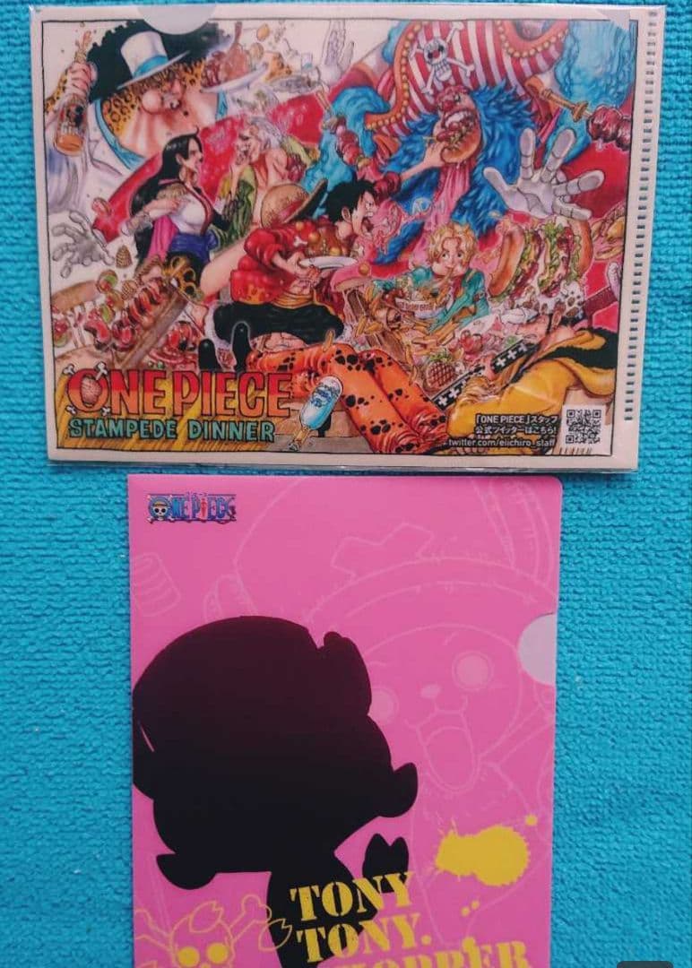 最終価格！　ワンピース　ミニクリアファイル『ONE PIECE』コンプ　非売品