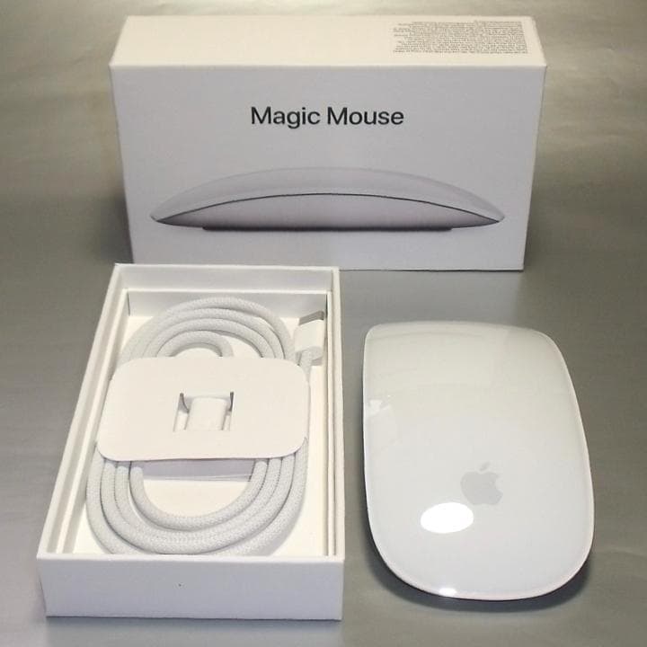 最新Magic Mouse(USB-C)A3204silver.iMac用限定色