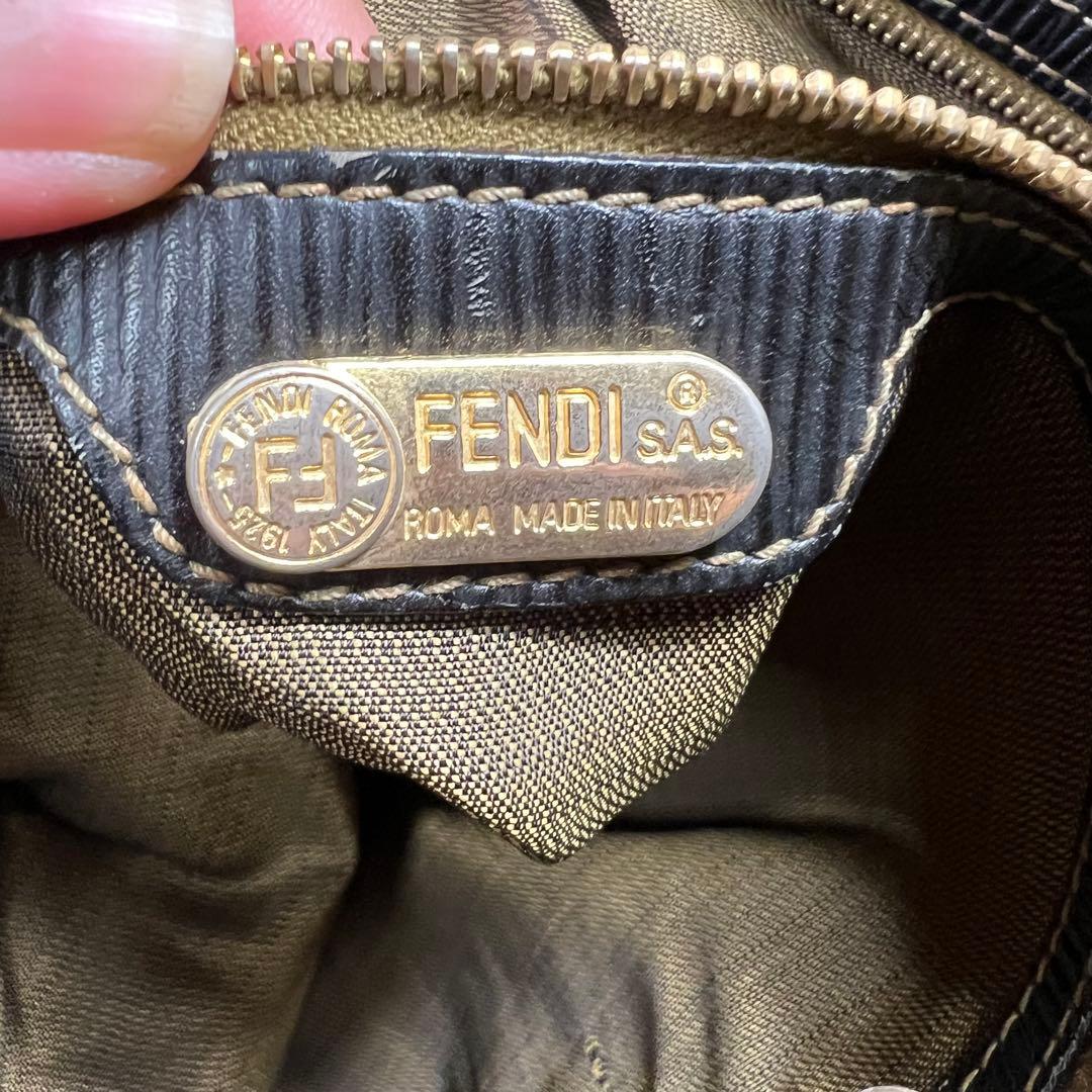 FENDI フェンディ ペカン柄 ボストンバッグ 大容量
