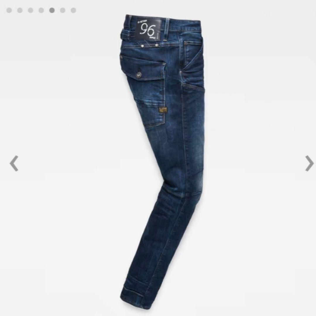 新品　G-Star RAW テーパード ジーンズ 5620 W24　96　刺繍
