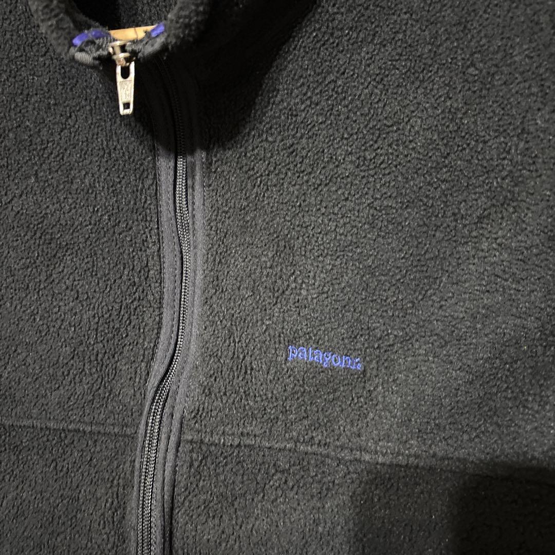 最終価格 patagonia フリース ベスト シンチラ 黒 L 90s USA