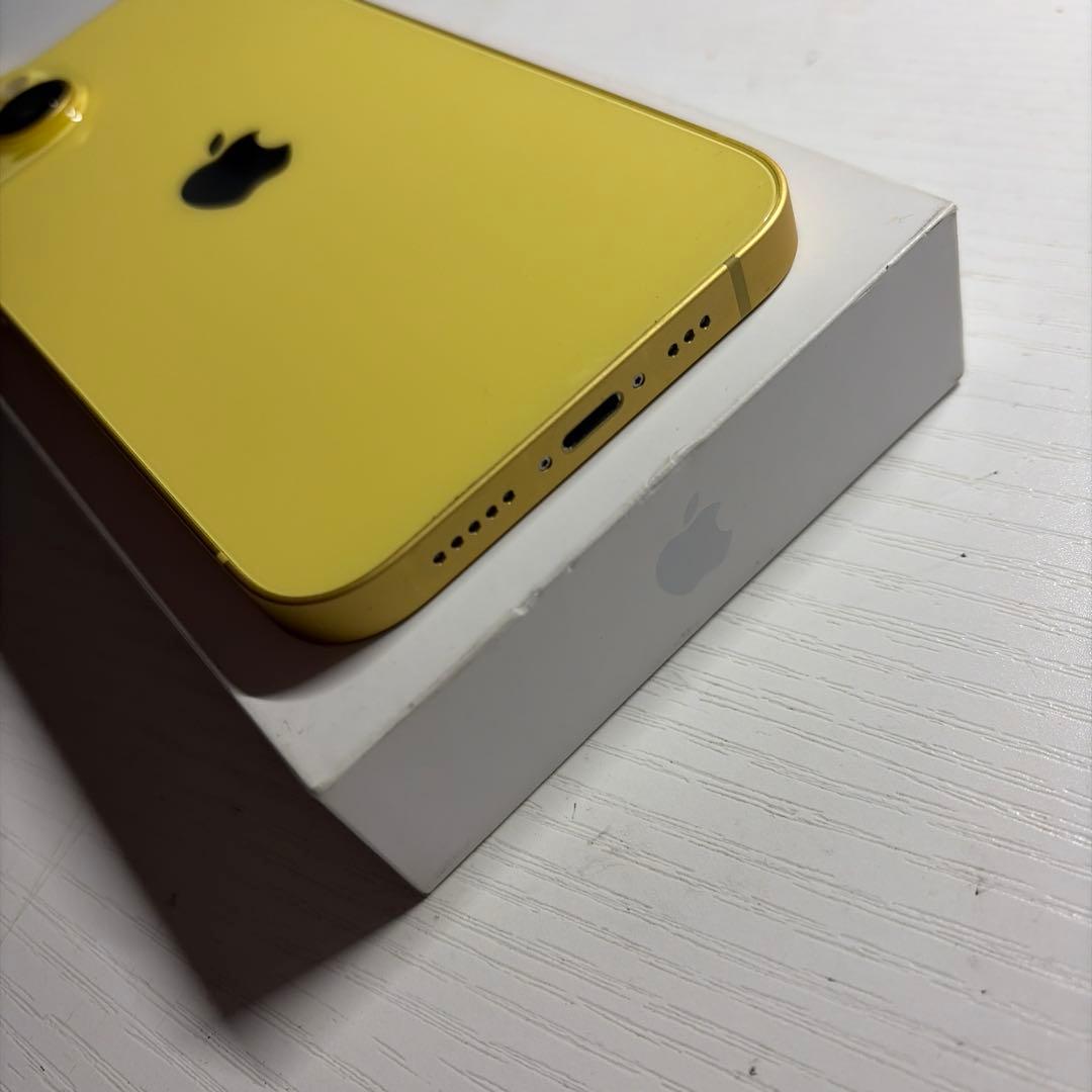 iPhone14 128GB イエロー SIMフリー 極美品