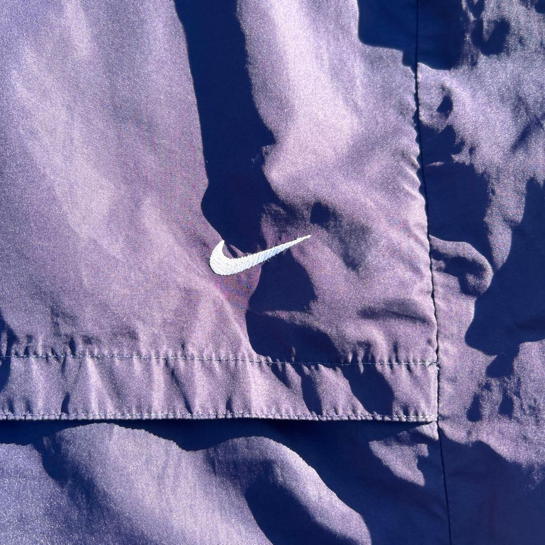 90s NIKE ギミック ナイロンパンツ スリット 切り替え 太め フェード