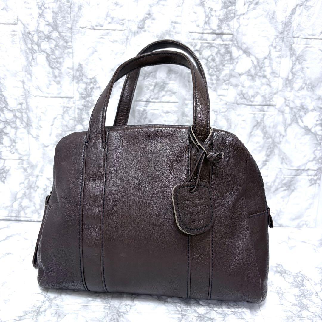 genten ゲンテン　ゴートベーシック　2wayミニボストン ¥47300