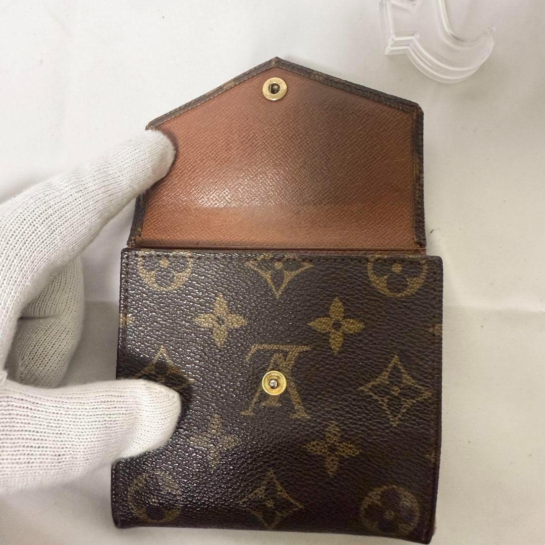 LOUIS VUITTON ルイヴィトン モノグラム 二つ折り財布 レディース