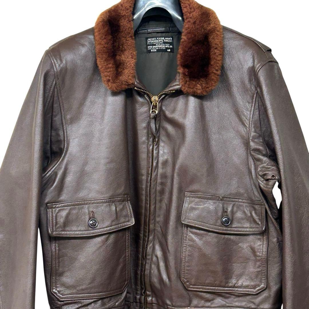 ◾️60s◾️G-1◾️48◾️ U.S.NAVY◾️実物◾️オリジナル◾️本物◾️ヴィンテージ