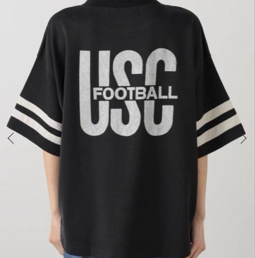 週末限定価格【REMI RELIEF】USC PRINT FOOTBALL T