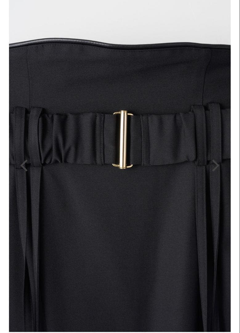 スカート MURRAL Morpho embroidery skirt (Black)