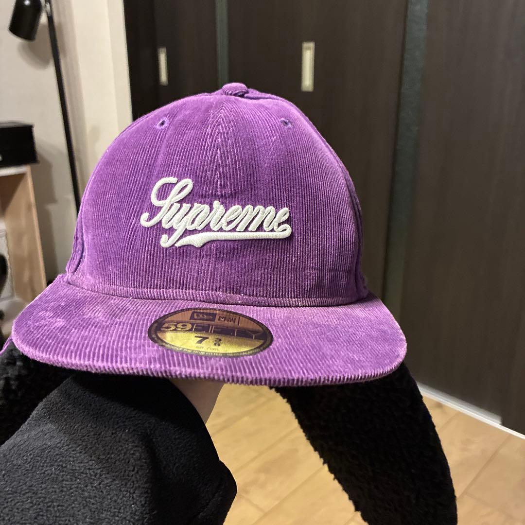 Supreme 59FIFTY パープルキャップ　シュプリーム