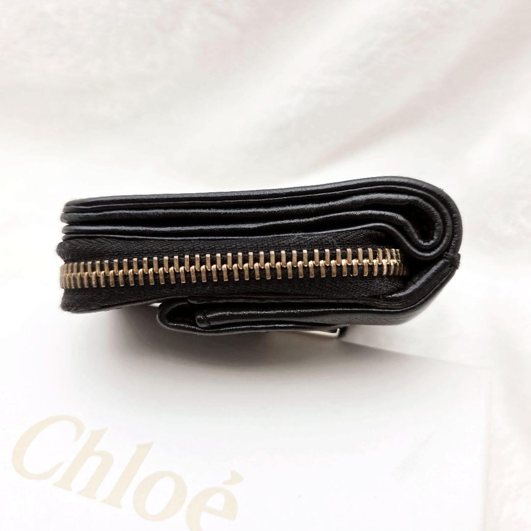 美品 Chloé クロエ　Lily リリィ　二つ折り財布　リボン