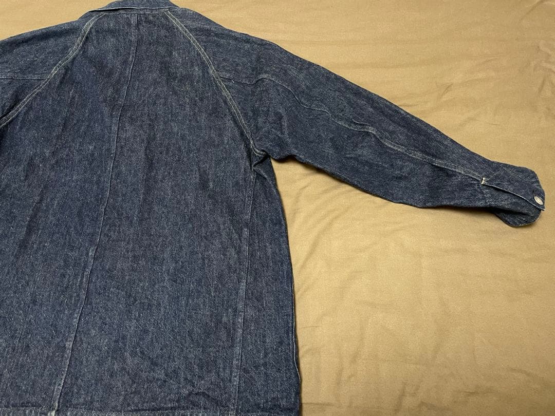 comoli デニム カバーオール size2 インディゴ 21AW