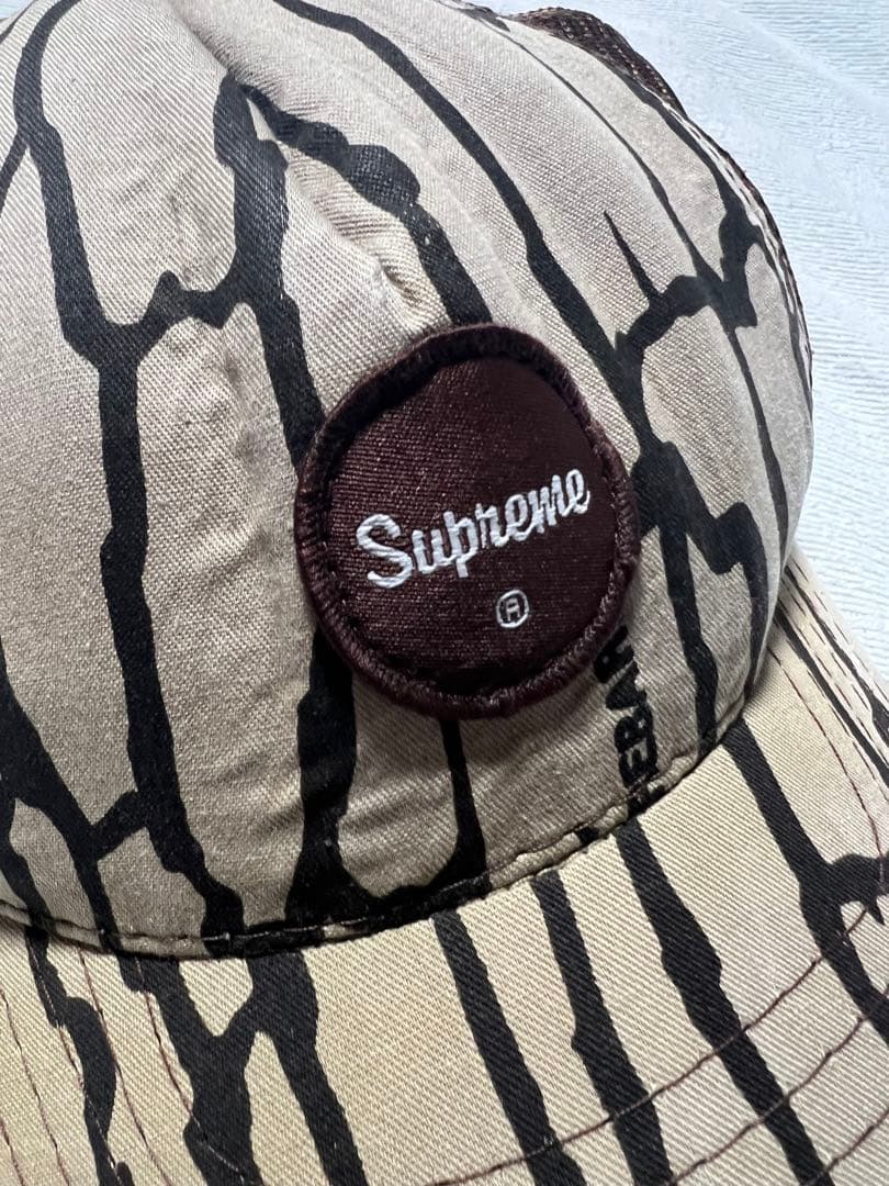 今日まで最終価格【90s】初期Supreme メッシュキャップ-プレデター柄