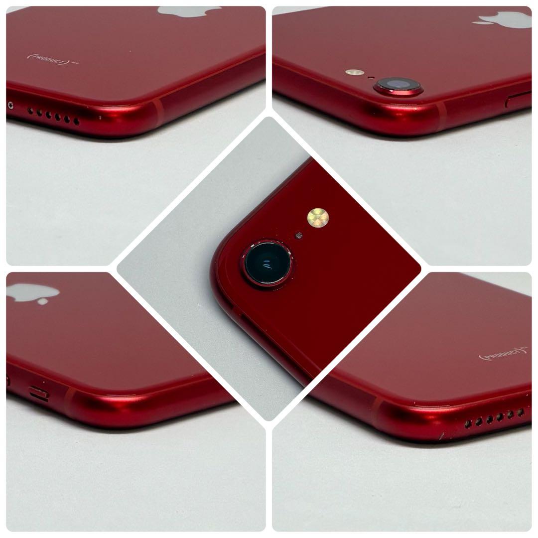 M49【電池新品100％表示】iPhone SE3 128GB レッド