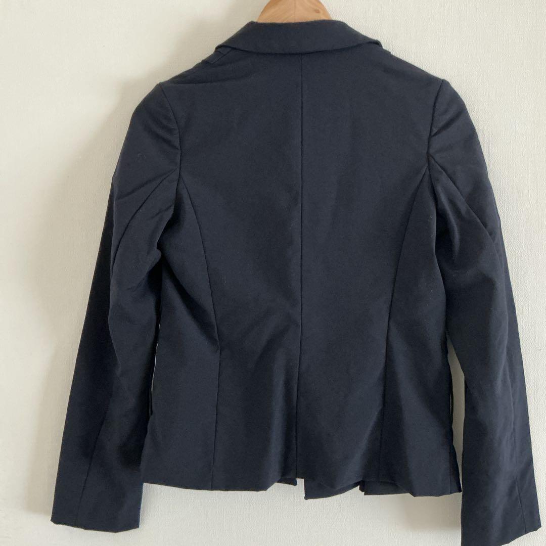 COMME des GARÇONS 濃紺テーラードジャケット XS