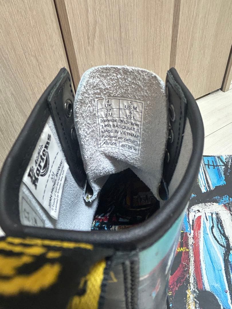 Dr. Martens 1460 Basquiat II ブラック・マルチ