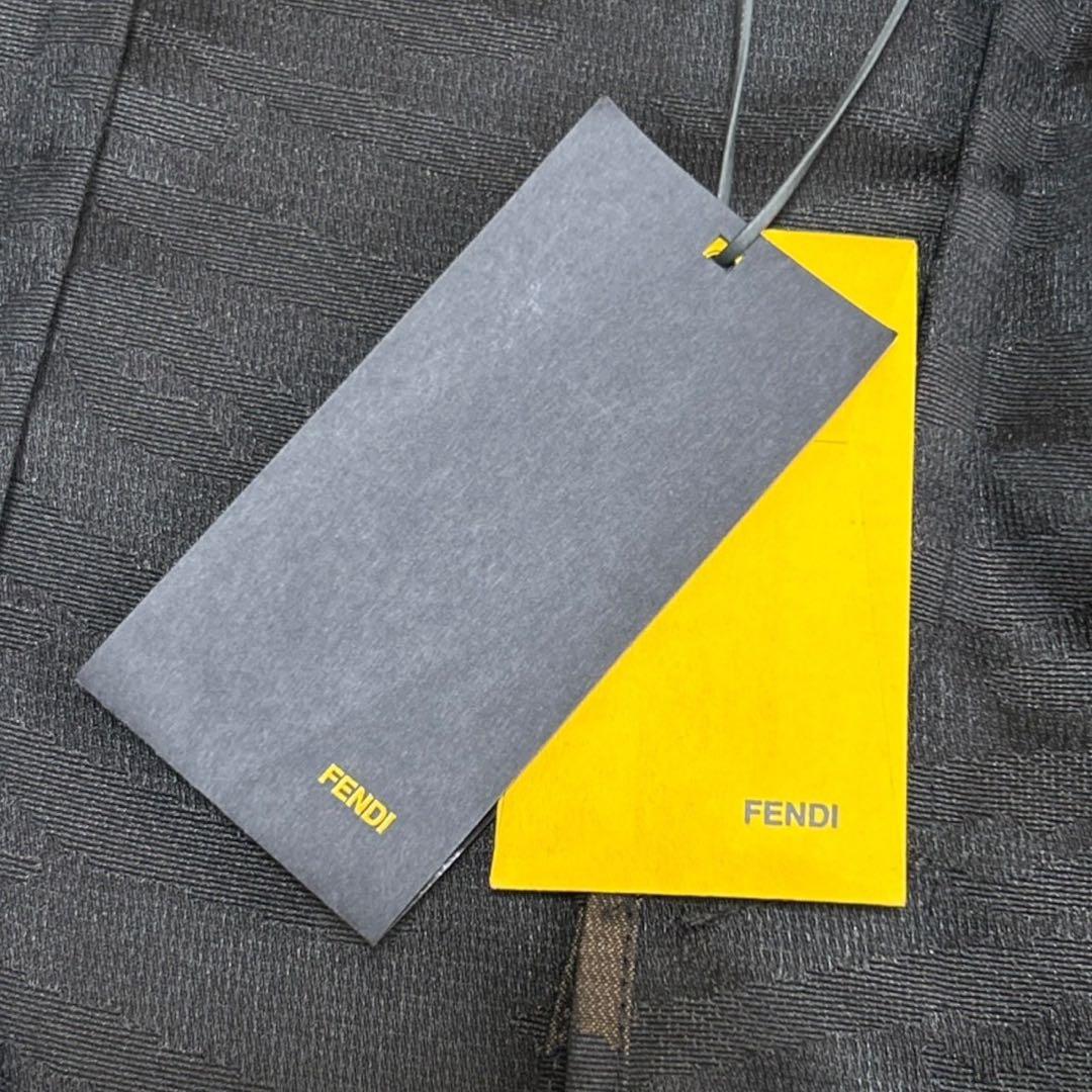 C284/新品 タグ付 FENDI フェンディ ジャケット タイガー柄 ブラウン