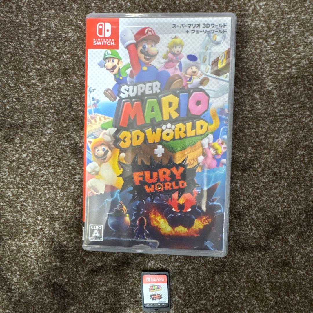 NintendoSwitch本体付属品セット　あつ森 スーパーマリオ3Dワールド