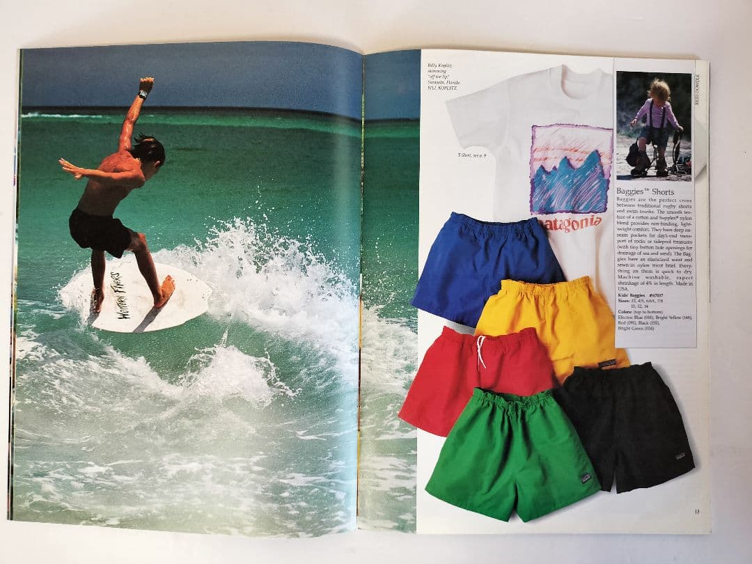 Patagonia パタゴニア 1989年春 こども カタログ　英語版