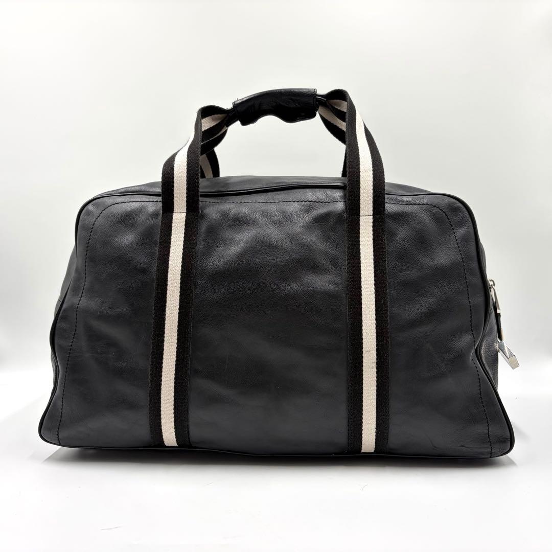 BALLY バリー 2way ボストンバッグ トレインスポッティング ブラック