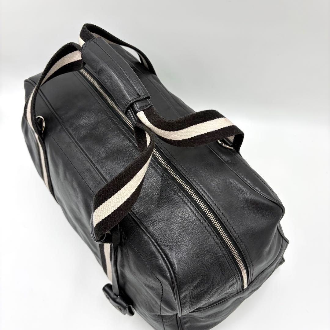 BALLY バリー 2way ボストンバッグ トレインスポッティング ブラック