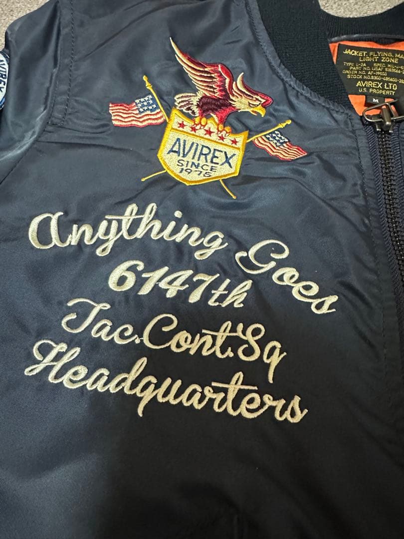 つ*ー様 【未使用品】 AVIREX L-2B flight jacket ma