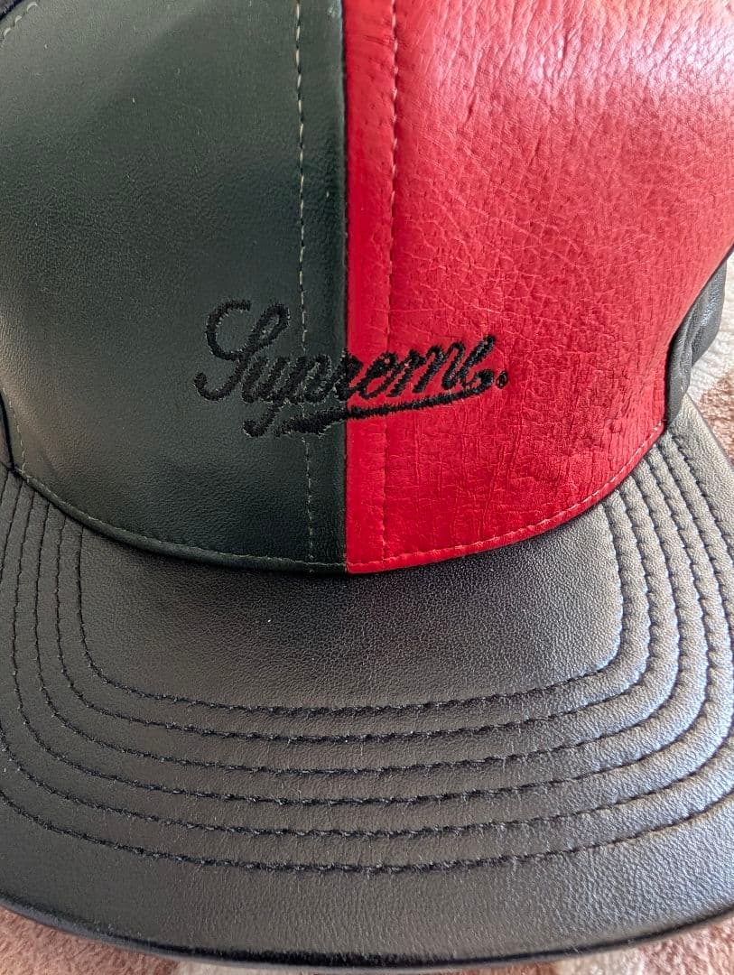 Supreme レザーキャップ free Size
